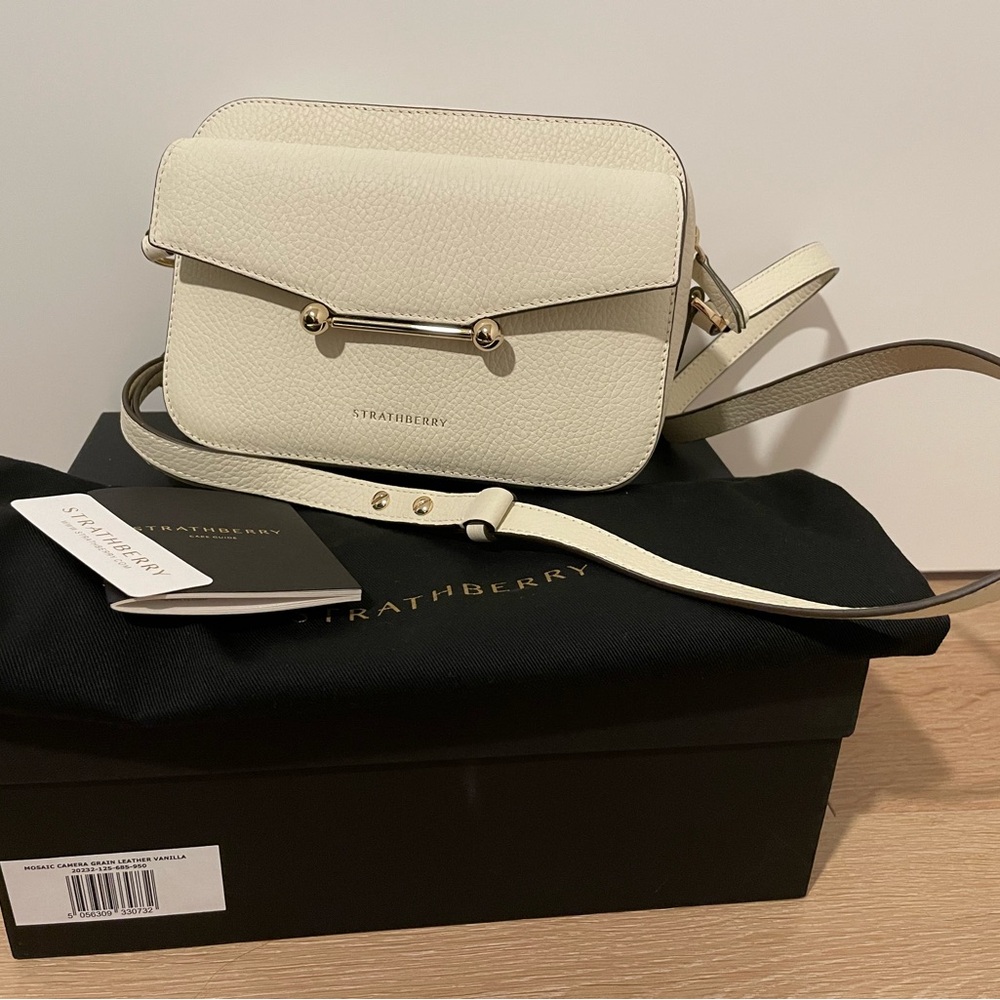 Strathberry Mosiac Leather Crossbody Camera Bag